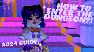 how to enter the royale high dungeon 👑💜 [upl. by Ayekam485]