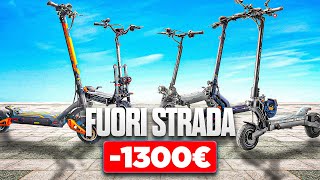 I 5 MIGLIORI SCOOTER ELETTRICI FUORISTRADA SOTTO I 1300 EURO TOP 5 FUORISTRADA [upl. by Kohl]