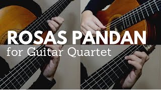 Rosas Pandan for Guitar Quartet [upl. by Valenza]