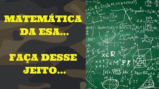 Como estudar matemática para a ESA [upl. by Halvaard]