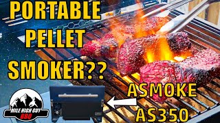 Asmoke AS350  The Best Portable Pellet Smoker [upl. by Weissberg]