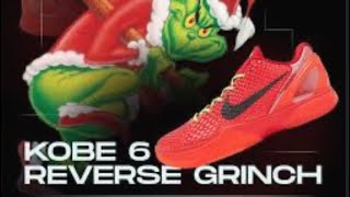 KOBE 6 REVERSE GRINCH nikebasketball nikezoomair nike [upl. by Holt]