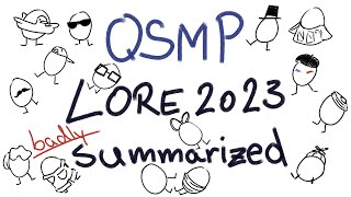 QSMP LORE 2023 badly SUMMARIZED IN LESS THAN 9 MINUTES  QSMP Animatic [upl. by Tarabar]