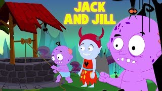 Jack y Jill subió la colina rimas en español Halloween Songs Jack and Jill [upl. by Anerehs]