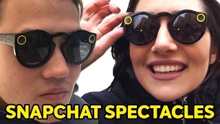 We Tried Snapchat Spectacles • Saf amp Tyler [upl. by Ijneb760]