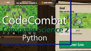 CodeCombat Level 15A Python Computer Science 2 Tutorial with Answers [upl. by Ahsineg]