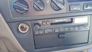 1995 Toyota Camry Radio removal and install [upl. by Marven198]