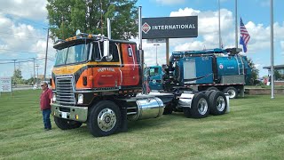 Troy Link at HarvesterHomecoming International Transtar Brougham Eagle 4070B [upl. by Mccartan313]