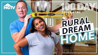 Rural Dream Home Build for Engaged Police Officers  100 Day Dream Home  HGTV [upl. by Elocn373]