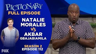 Ep 112 High Five  Pictionary Game Show  Full Episode Akbar Gbajabiamila vs Natalie Morales [upl. by Atiana]