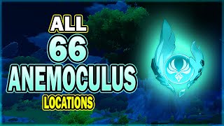 All 66 Anemoculus Locations  Detailed Guide for Mondstadt Oculus with Timestamps amp Easy Routes [upl. by Ahasuerus]