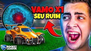 ALAN FICOU MELHOR DO QUE EU no ROCKET LEAGUE e me surpreendeu no x1 [upl. by Abebi]