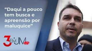 Operação da PF Flávio Bolsonaro diz que não voltou de jet ski [upl. by Ensign46]