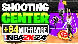 I ADDED MID RANGE TO MY PURE INSIDE POINT CENTER IN NBA 2K24 [upl. by Ransome324]