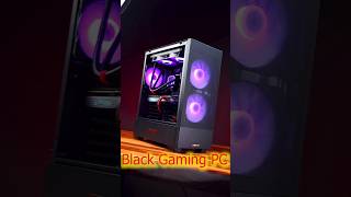 Black Gaming PC Purple Light viralvideo pc gamingpc [upl. by Karyn]