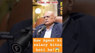 Raw Agent Ki salary kitni hoti he😱 shorts ytshorts raw agent [upl. by Power]