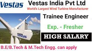 VESTAS IS HIRING TRAINEE ENGINEER  CHEN employmentmyemploymentcom [upl. by Nylirek627]