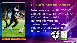 CHEIKH TIDJANE BALLO  20232024   ATTAQUANT  FC TEVRAGHZEINA [upl. by Beckett]