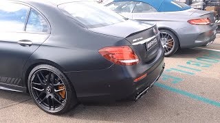 2018 MercedesAMG E63 S Cold Start [upl. by Danczyk]