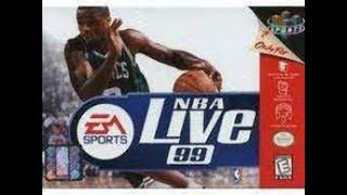 NBA Live 99 N64 Spurs vs Hawks January 20th 1999 [upl. by Willy]