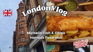 Is this really the BEST Fish amp Chips in London Michelin Star 🇬🇧 Harrods Food Hall [upl. by Annais]