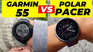 GARMIN FORERUNNER 55 vs POLAR PACER Qual Devo Escolher [upl. by Araek316]