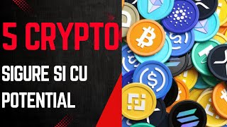 5 CRIPTOMONEDE sigure si cu potential de crestere [upl. by Oys954]