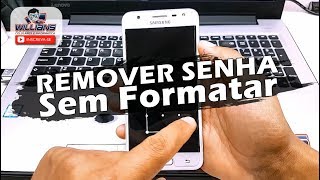 Como REMOVER SENHA SEM APAGAR ARQUIVOS Sem Formatar Samsung J7 Prime SMG610 G610M [upl. by Anaerol]