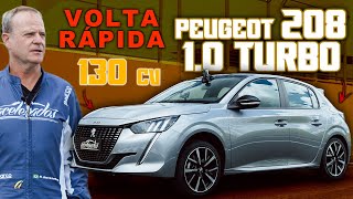 PEUGEOT 208 TURBO FAZ BONITO NA VOLTA RÁPIDA Rubinho acelera o 10 turbo mais potente do Brasil [upl. by Faires831]