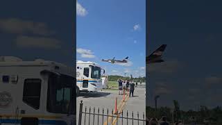 Trump Force One Buzz Low Over the Crowds Heads  they go Crazy [upl. by Mandell]