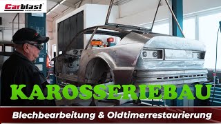 Karosseriebau und Blechbearbeitung in der Oldtimerrestaurierung [upl. by Wallach]