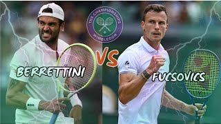 Berrettini vs Fucsovics  Wimbledon 2024 [upl. by Chyou]