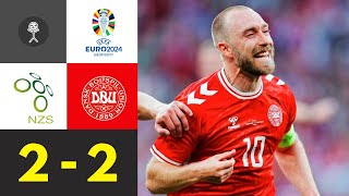 Eriksen 2x Traumfreistöße amp später Ausgleich  Slowenien vs Dänemark 22  EM 2024 [upl. by Frans]