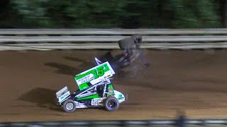 Austin Reed Flips Out Of Hagerstown Speedway [upl. by Scherman876]