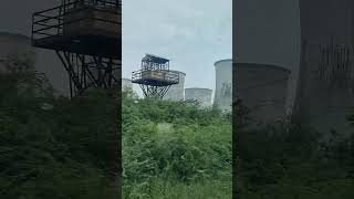 Thermal Power Plant thermal power plantenergybig trending travel new nature train railway [upl. by Gothurd]