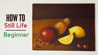 How to Still Life for Beginners  Painting with mako [upl. by Nimoynib391]