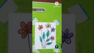 very easy watercolor painting l drawing watercolorpainting painting veryeasy flowers art [upl. by Shela]