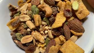 Vegan snack mix mixed nuts BBQ Chippy spicy salty sweet n savoury [upl. by Margie]