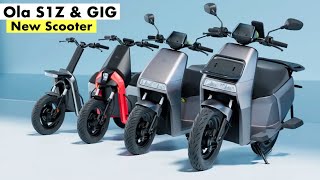 Ola Launched 4 New Electric Scooters Ola GIG GIG  S1Z S1Z   Specs Range Speed amp Price [upl. by Ettevad]