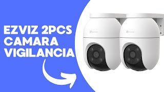 EZVIZ 2PCS Camara Vigilancia WiFi Exterior 360°1080P Cámara IP de SeguridadVisión Nocturna a Color [upl. by Eiltan]