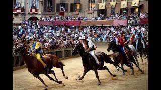 IL PALIO 1988 One of the scariest horse races in history [upl. by Redyr261]