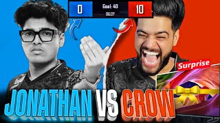 JONATHAN VS CROW 1V1 INTENSE FIGHT JONATHANGAMINGYT  SONY BRAVIA X82L TV [upl. by Bernetta]