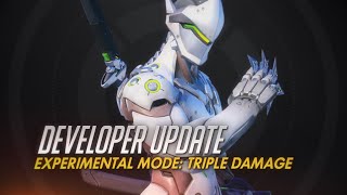 Developer Update  Experimental Mode Triple Damage  Overwatch [upl. by Gabrielson]