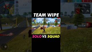 MP40 SQUAD WIPEOUT 1 VS 4 SITUATION😎 freefire 1vs4 freefireshorts [upl. by Ahsenauj]