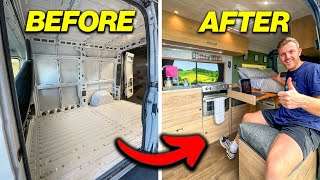 I REBUILT MY DREAM CAMPER VAN Huge Upgrades [upl. by Simaj]