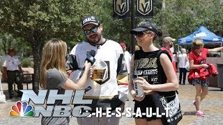 Vegas Golden Knights Spelling Bee I NHL I NBC Sports [upl. by Annairt87]