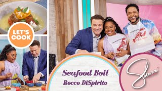 Rocco DiSpirito Seafood Boil  Sherri Shepherd [upl. by Stolzer499]