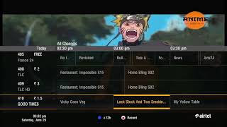 Airtel digital tv channel list with channel number [upl. by Jaban]