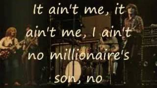 CCR Fortunate Son lyrics [upl. by Anes]