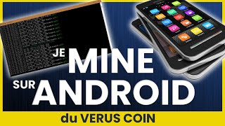 MINE avec ton TEL  Miner avec Android et Termux du VERUS COIN pour la science [upl. by Niwrek]